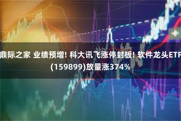 鼎际之家 业绩预增! 科大讯飞涨停封板! 软件龙头ETF(159899)放量涨374%