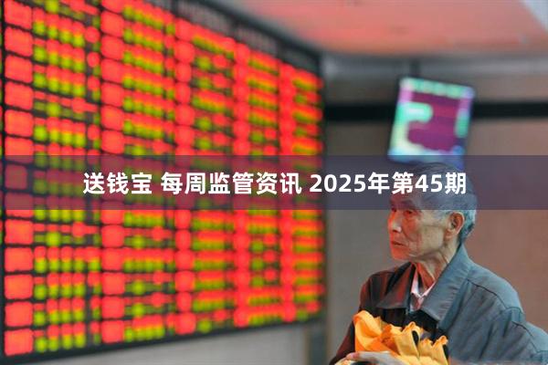 送钱宝 每周监管资讯 2025年第45期
